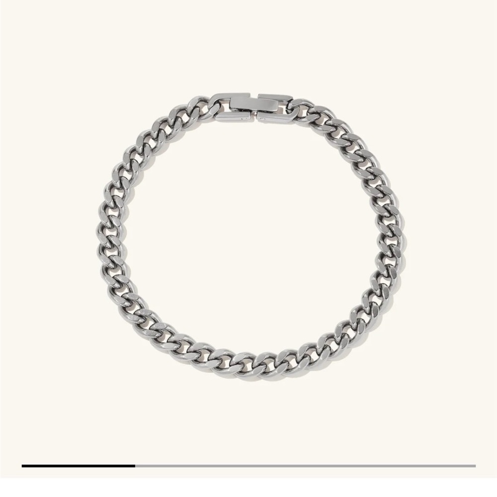 Mejuri Polished Silver Bracelet